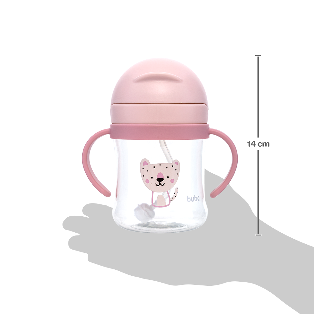 Copo Canudo Com Dispositivo Oncinha