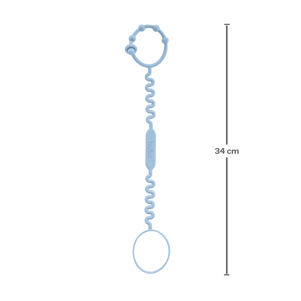 Alça Antiqueda Para Copo ou Mamadeira Azul
