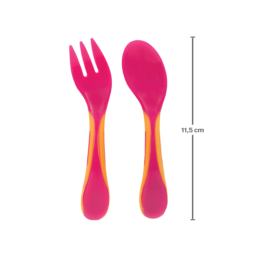 KIT TALHERES COM ESTOJO ROSA