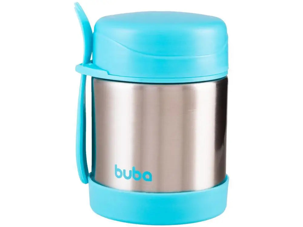 Pote Térmico Infantil Buba Azul 320ml com Colher