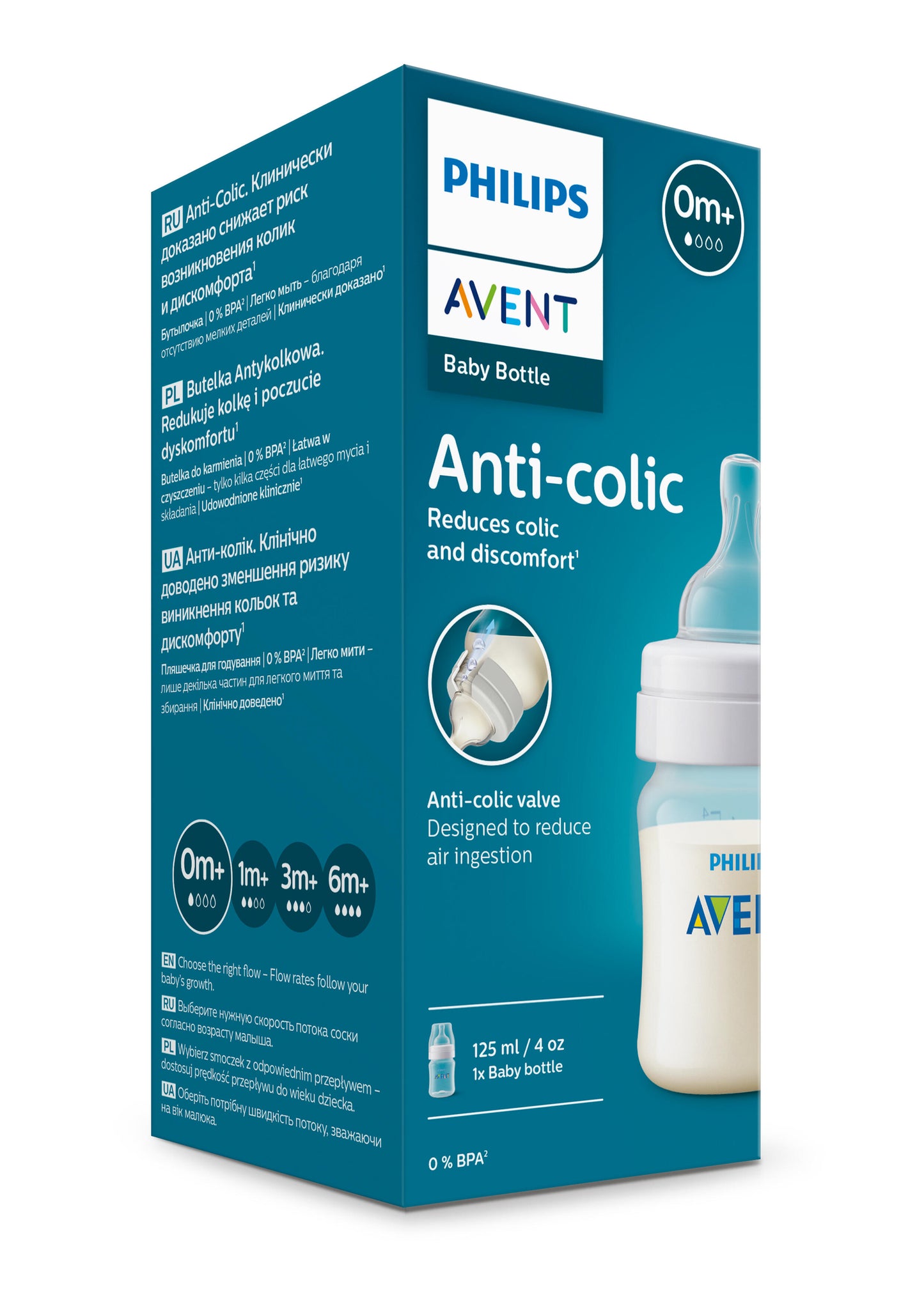 Mamadeira Avent Anticólica 125ML