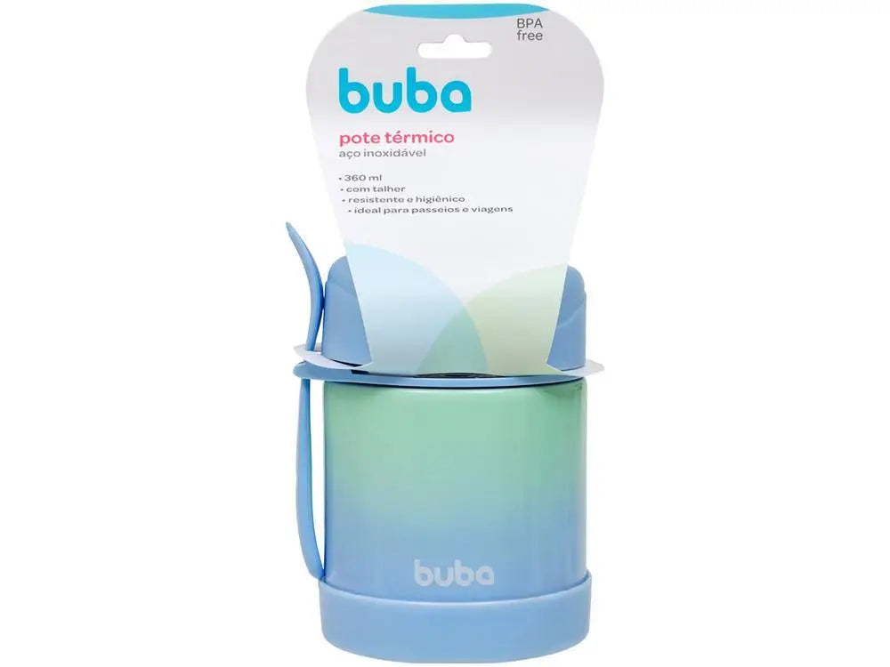 Pote Térmico Infantil Buba Degradê 320ml com Colher