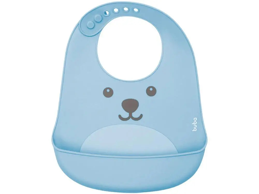 Babador de Silicone Impermeável Buba Gumy- Azul