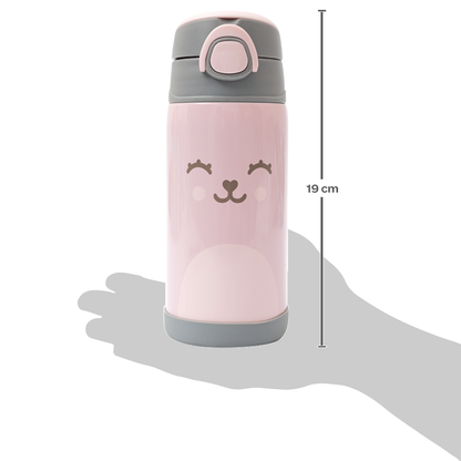 Copo Térmico Parede Dupla Gumy Rosa