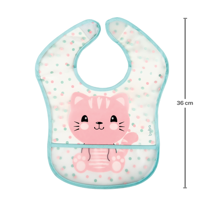 Babador Com Bolso Gatinho