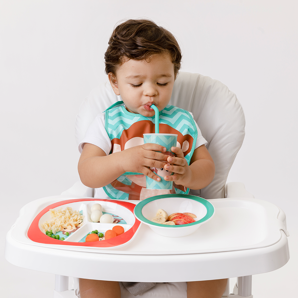 Kit Com 4 Canudos E Escova De Limpeza