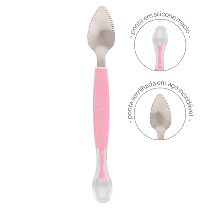 COLHER 2 EM 1 ROSA