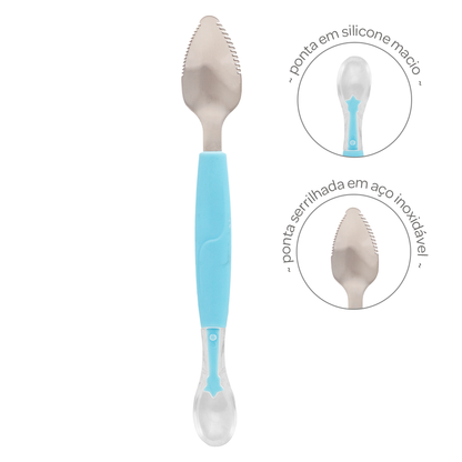COLHER 2 EM 1 AZUL