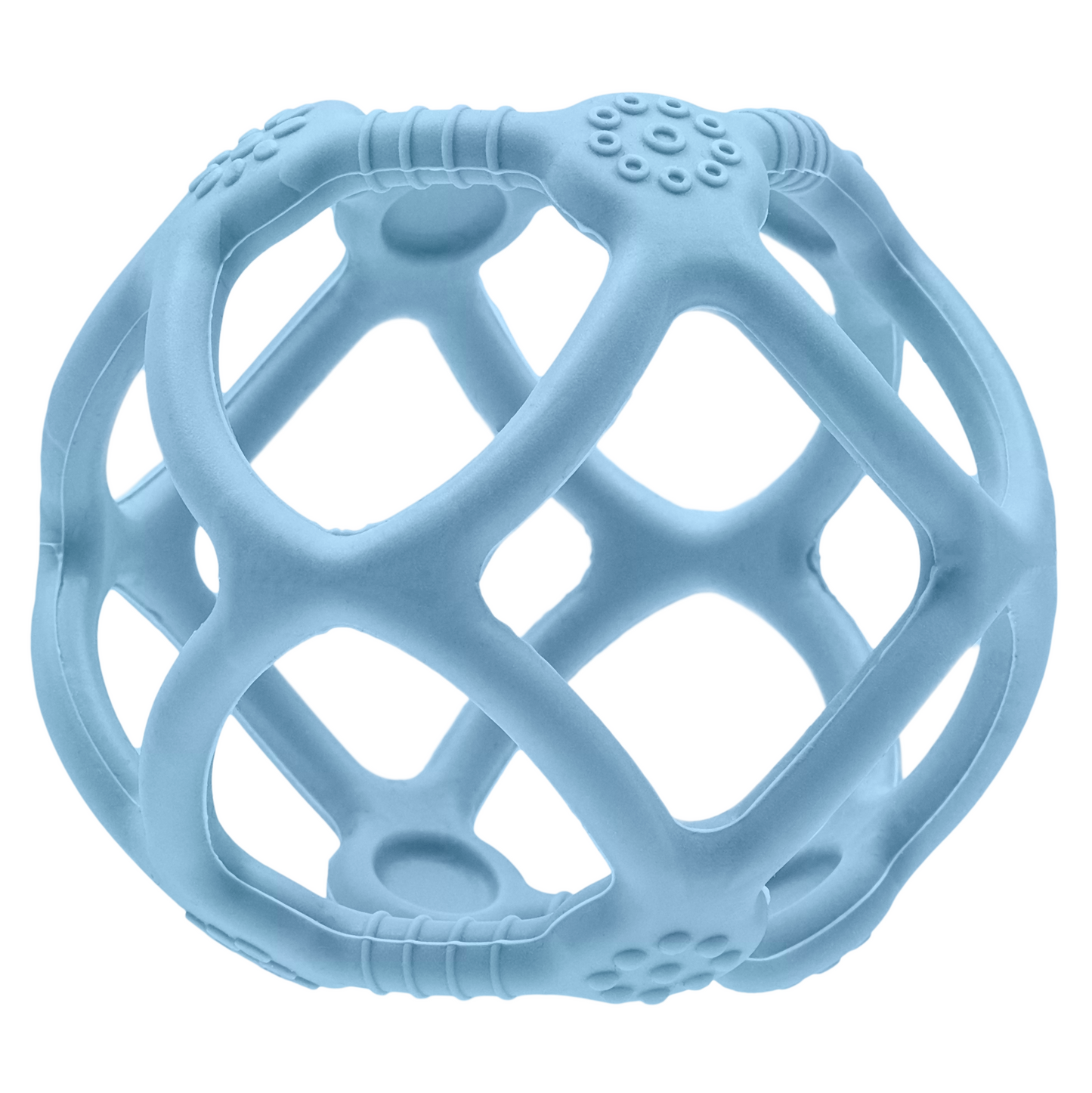 MORDEDOR BOLA EM SILICONE AZUL