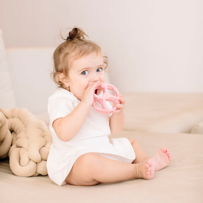 MORDEDOR BOLA EM SILICONE AZUL