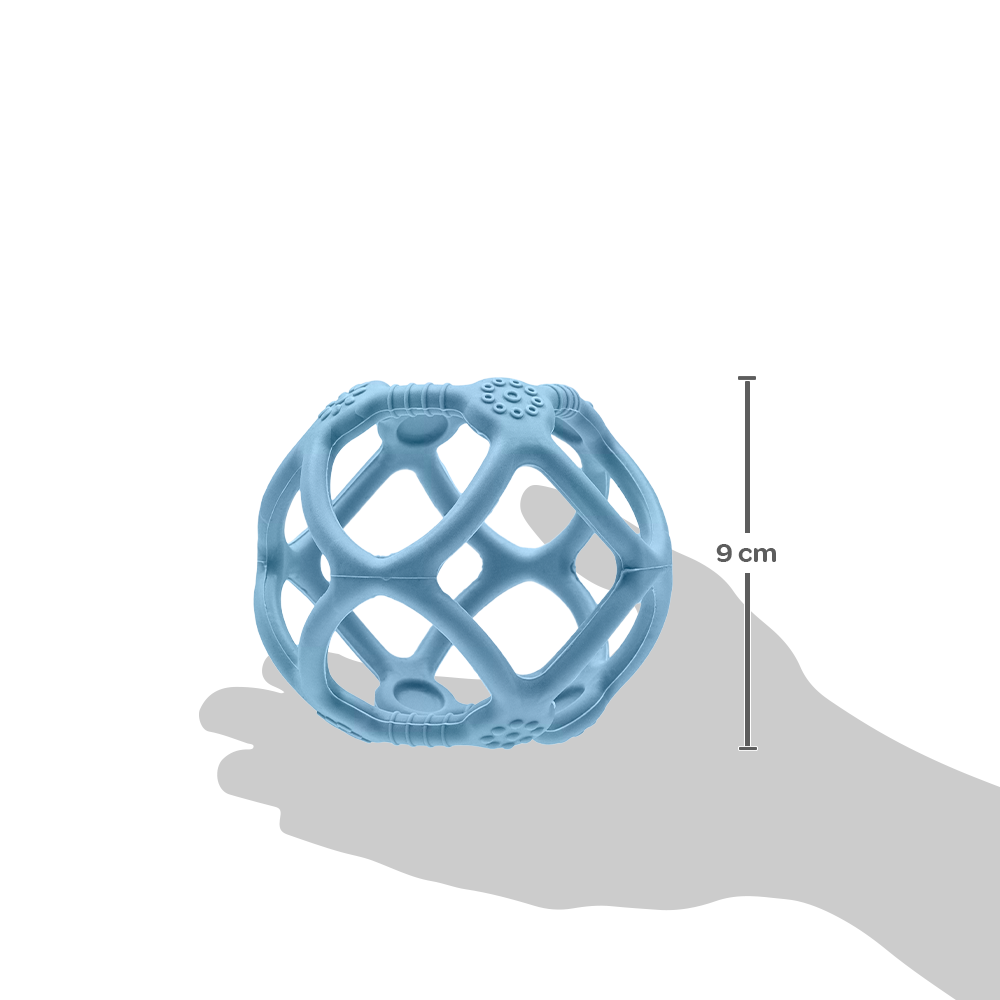 MORDEDOR BOLA EM SILICONE AZUL
