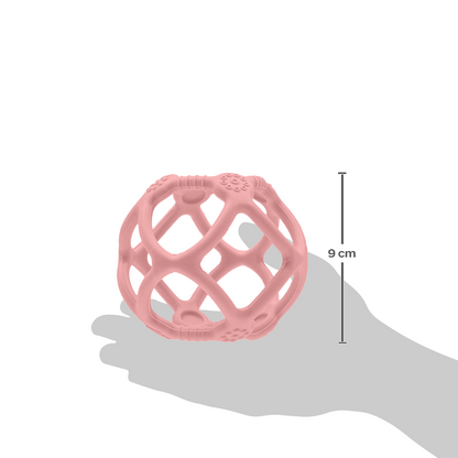 MORDEDOR BOLA EM SILICONE ROSA