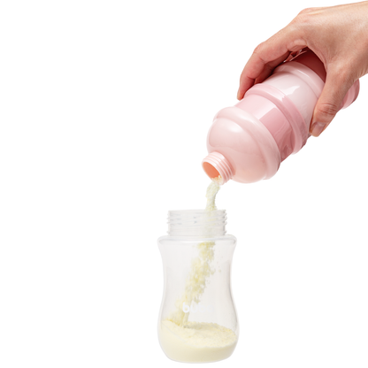 Potes Empilháveis Para Leite Em Pó E Snack Rosa