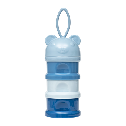 Potes Empilháveis Para Leite Em Pó E Snack Azul