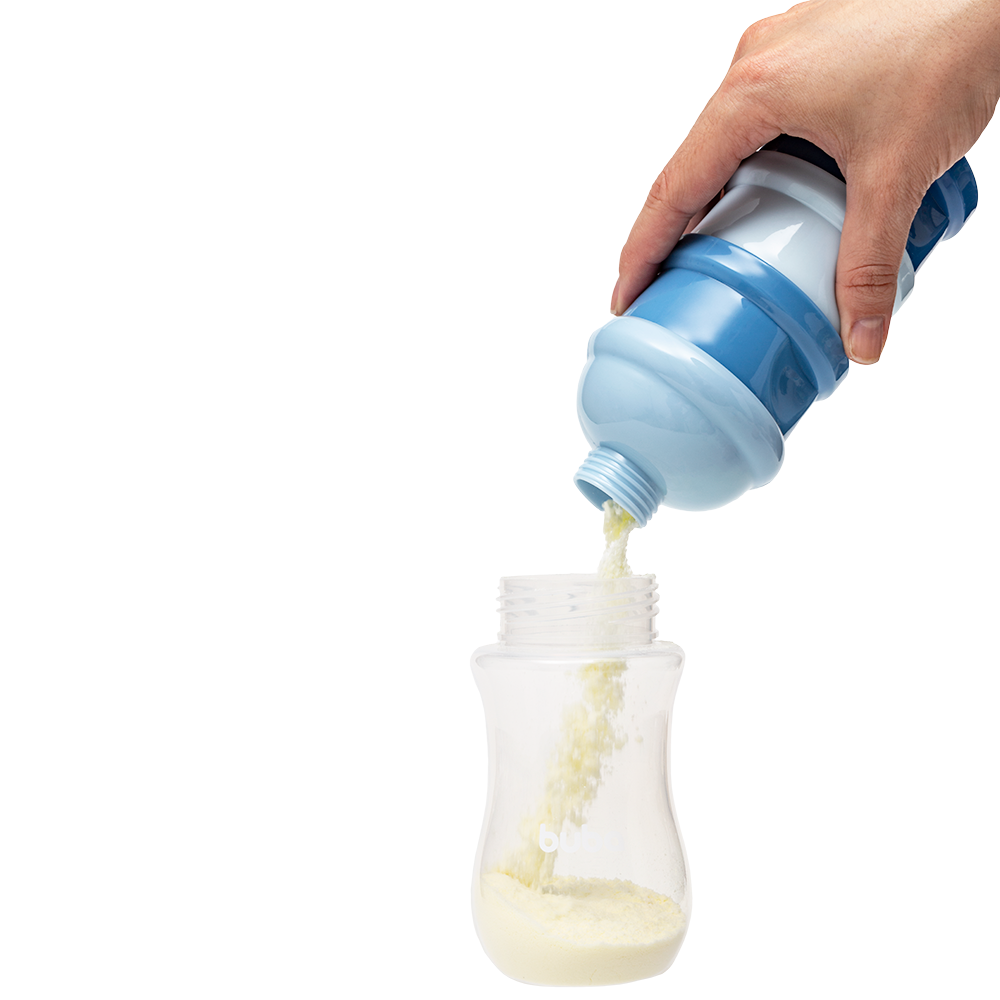 Potes Empilháveis Para Leite Em Pó E Snack Azul