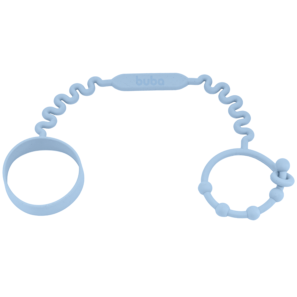 Alça Antiqueda Para Copo ou Mamadeira Azul