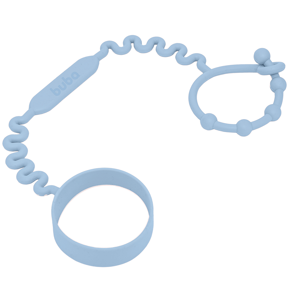 Alça Antiqueda Para Copo ou Mamadeira Azul