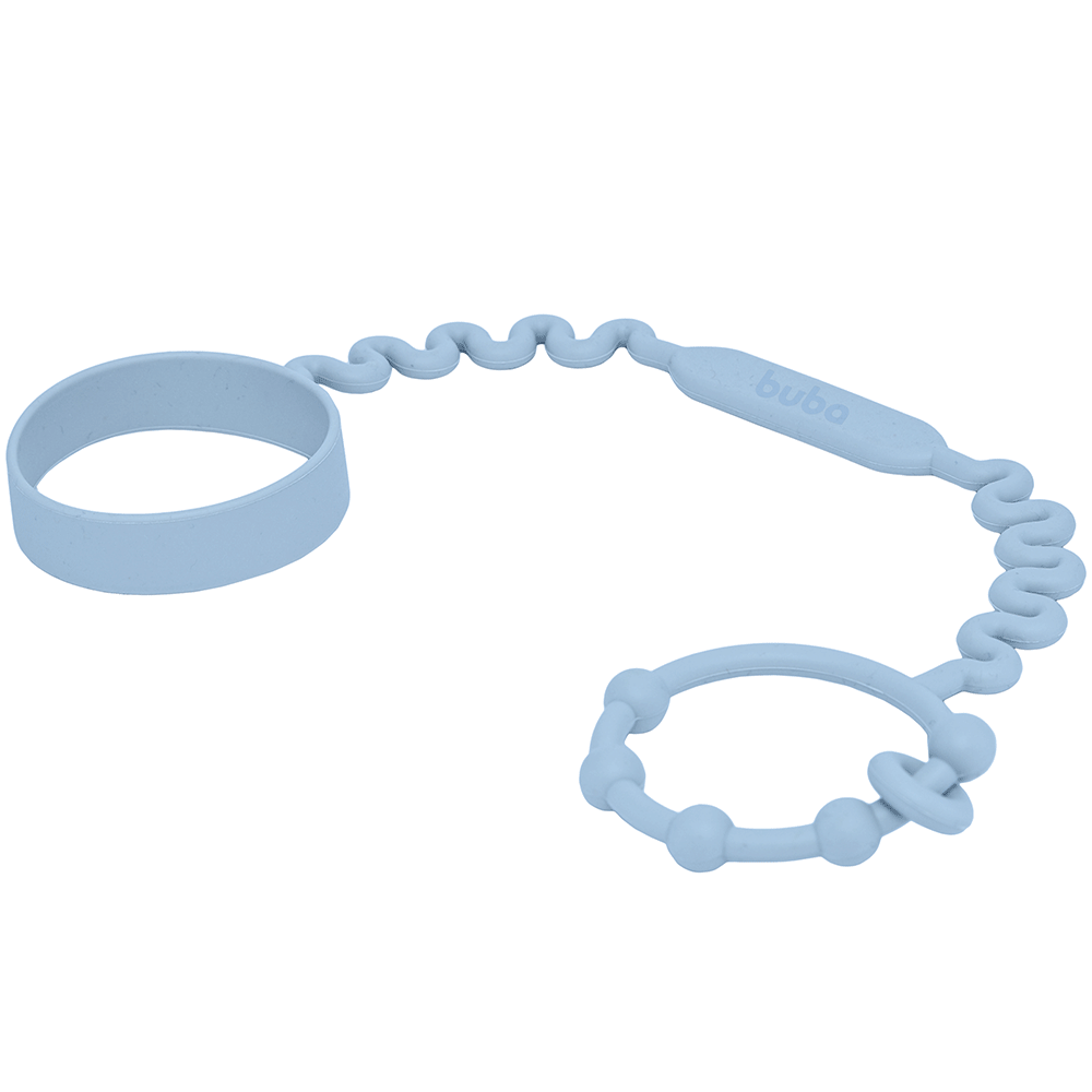 Alça Antiqueda Para Copo ou Mamadeira Azul