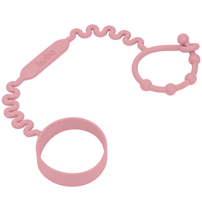Alça Antiqueda Para Copo ou Mamadeira Rosa