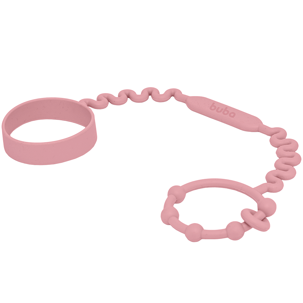 Alça Antiqueda Para Copo ou Mamadeira Rosa