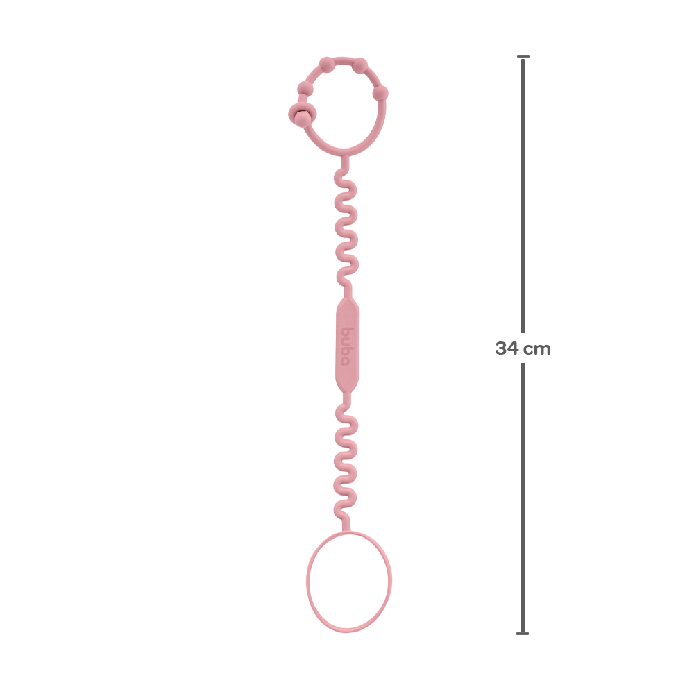 Alça Antiqueda Para Copo ou Mamadeira Rosa