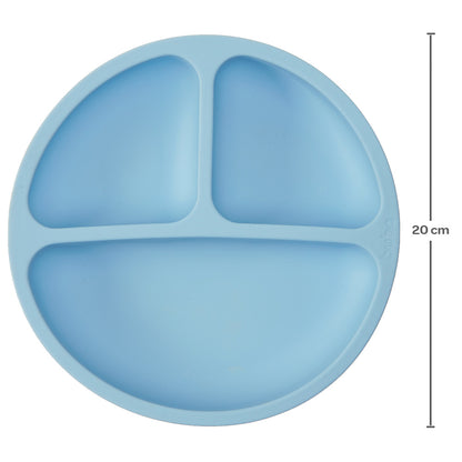 Kit Alimentação Em Silicone Azul Buba