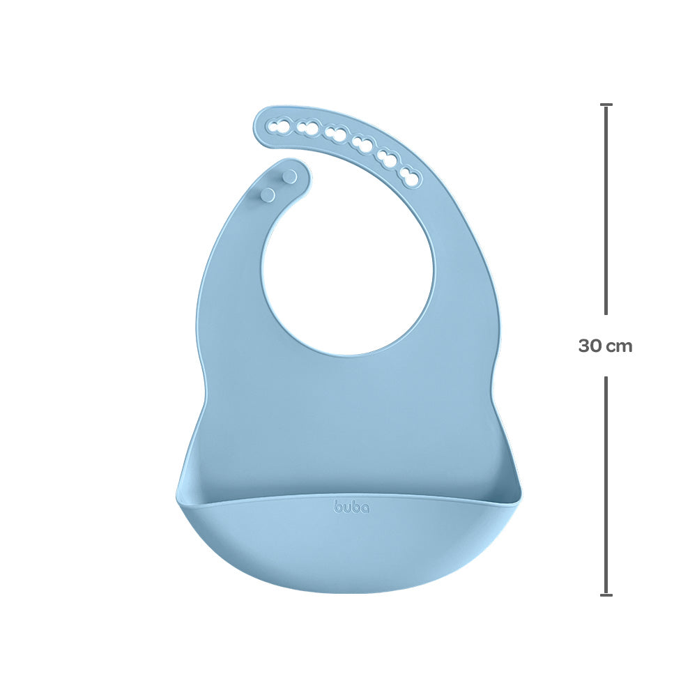 Kit Alimentação Em Silicone Azul Buba