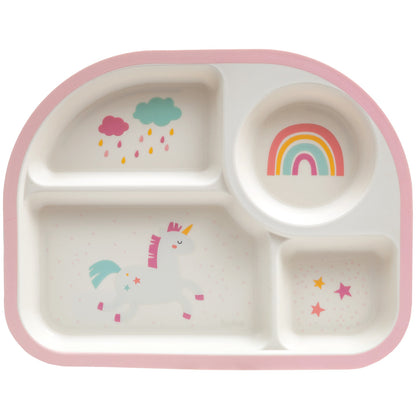 PRATO COM DIVISORIAS UNICORNIO