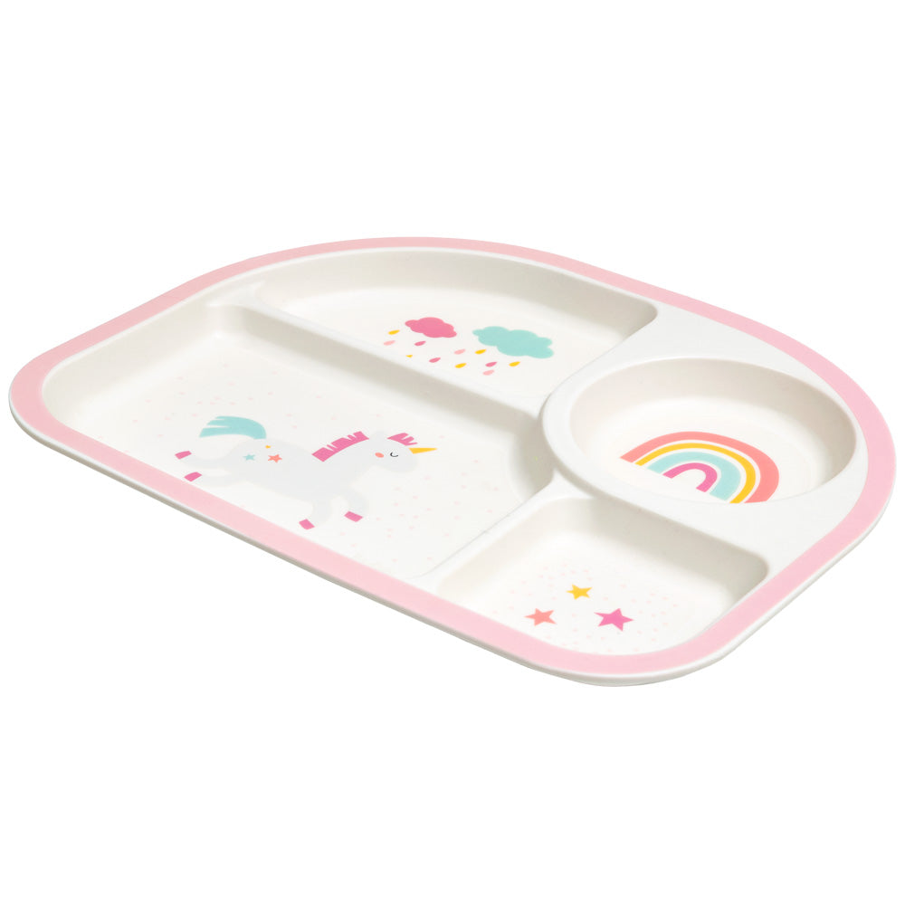 PRATO COM DIVISORIAS UNICORNIO