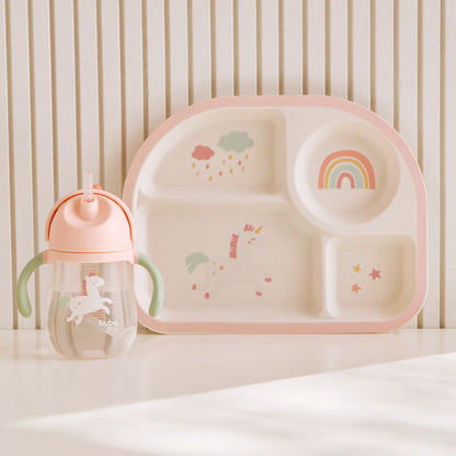 PRATO COM DIVISORIAS UNICORNIO