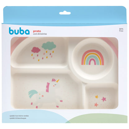 PRATO COM DIVISORIAS UNICORNIO