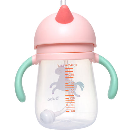 Copo Com Dispositivo Canudo Magic Unicórnio