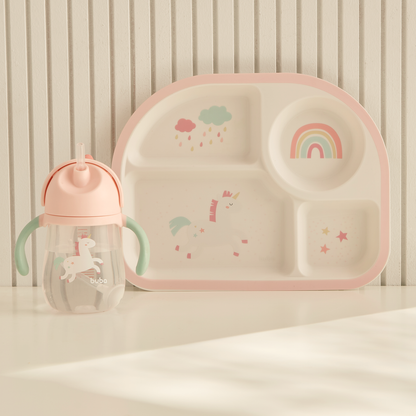 Copo Com Dispositivo Canudo Magic Unicórnio