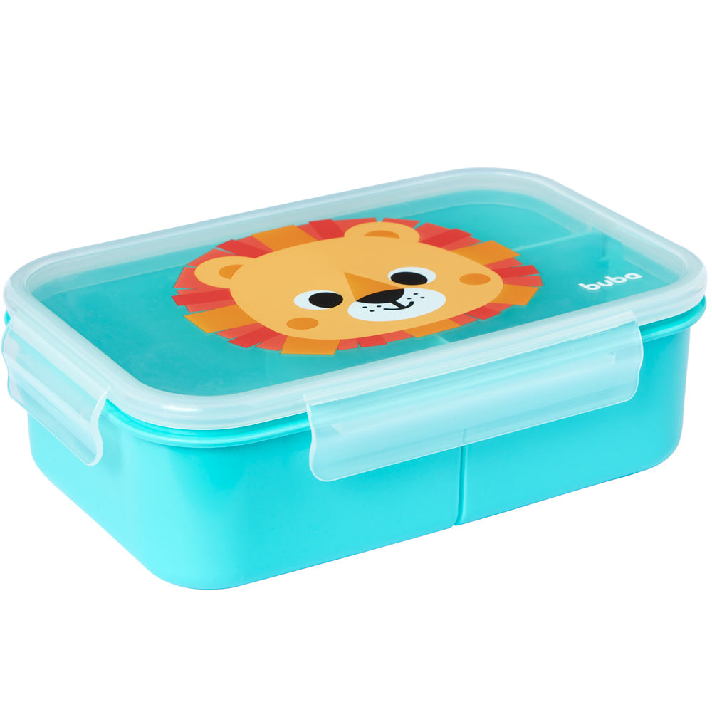 Lunchbox com Divisórias Buba Zoo Leão