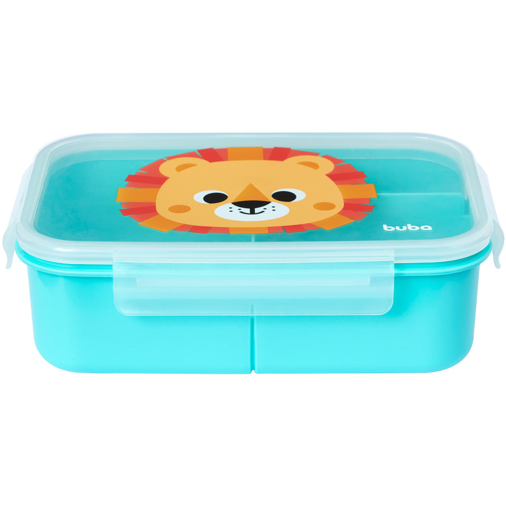 Lunchbox com Divisórias Buba Zoo Leão