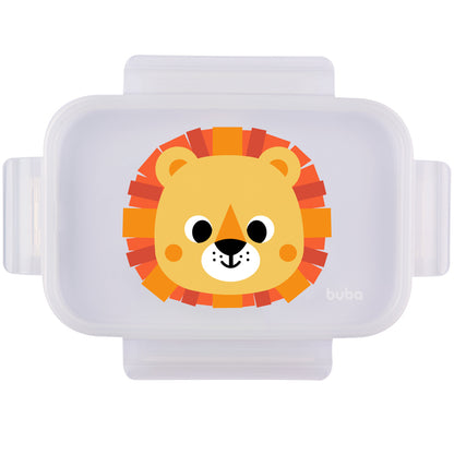 Lunchbox com Divisórias Buba Zoo Leão