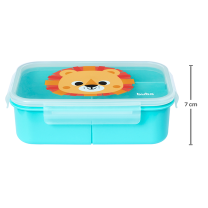 Lunchbox com Divisórias Buba Zoo Leão