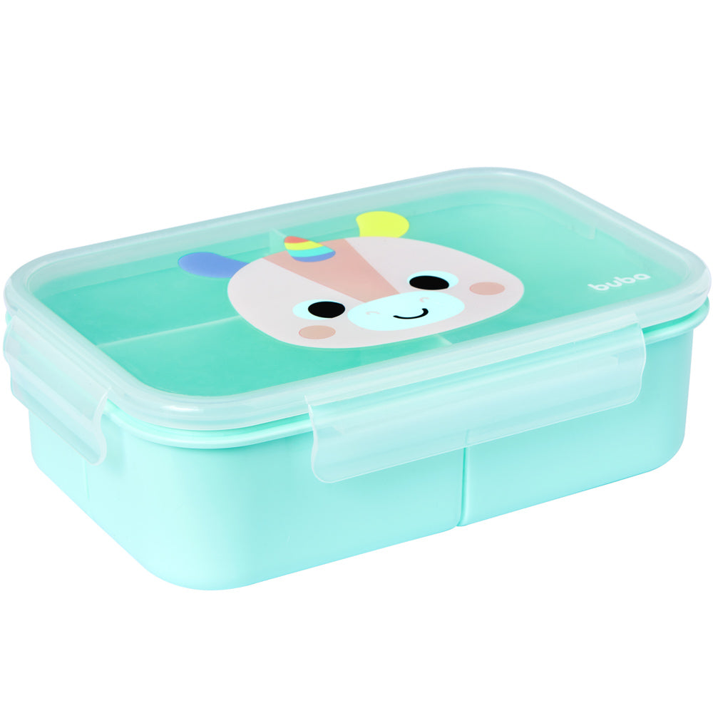 Lunchbox com divisórias  Buba Zoo Unicórnio