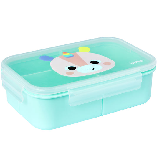 Lunchbox com divisórias  Buba Zoo Unicórnio