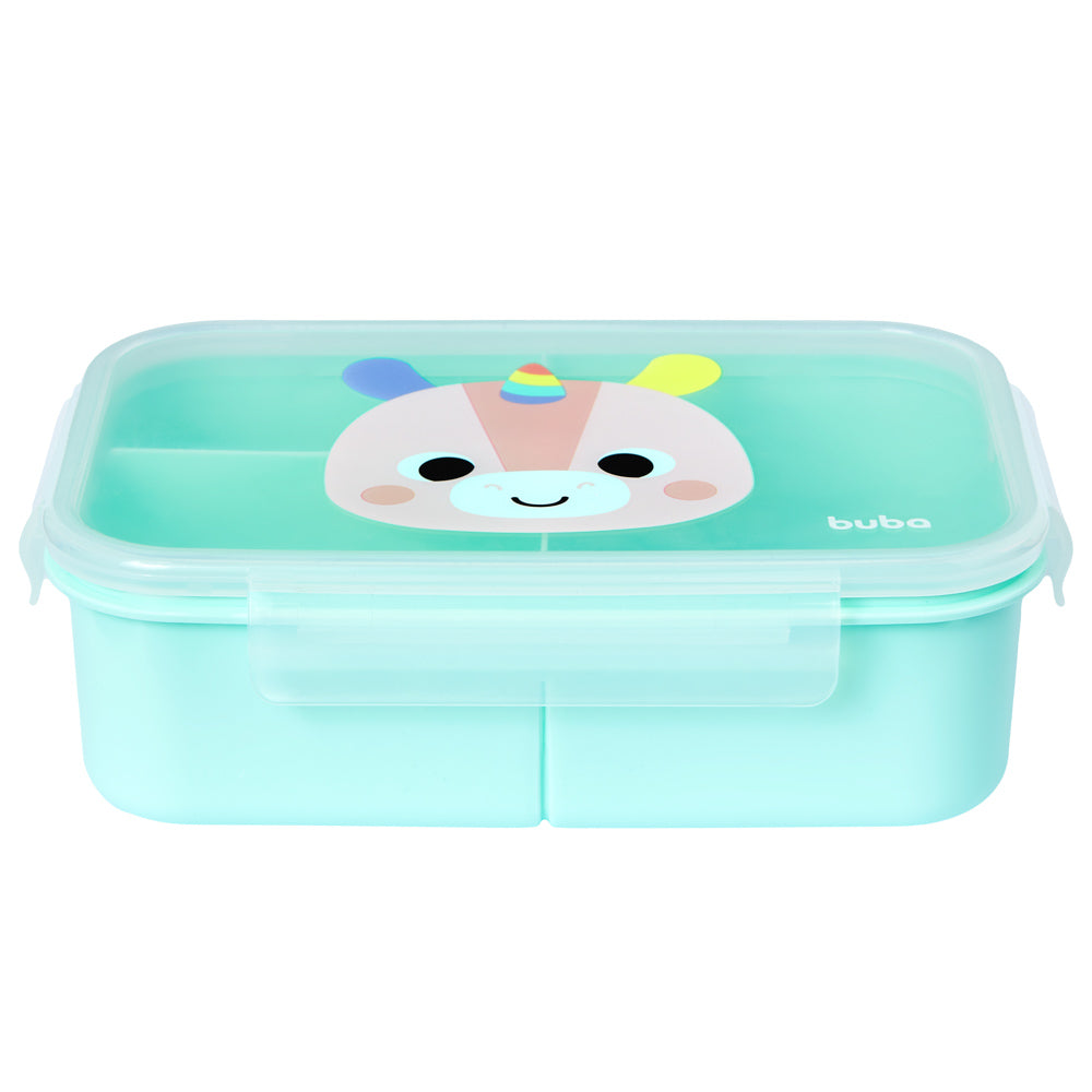 Lunchbox com divisórias  Buba Zoo Unicórnio