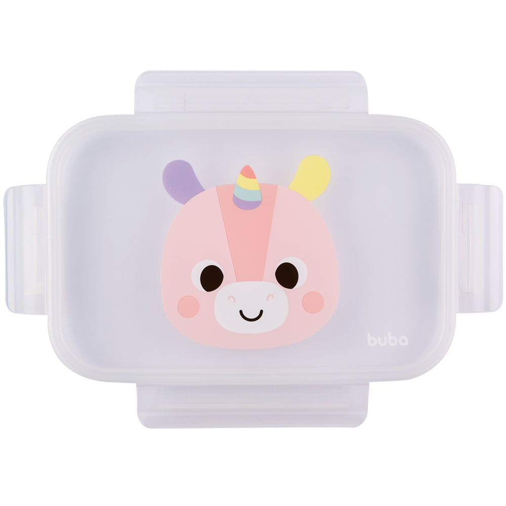 Lunchbox com divisórias  Buba Zoo Unicórnio