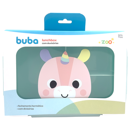 Lunchbox com divisórias  Buba Zoo Unicórnio