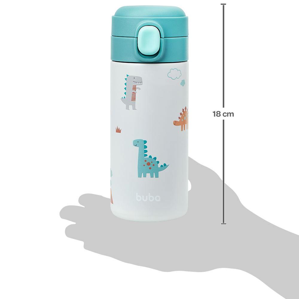 Copo Térmico Parede Dupla Com Alça Magic Dino