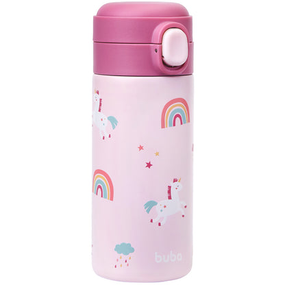 Copo Térmico Parede Dupla Com Alça Magic Unicórnio