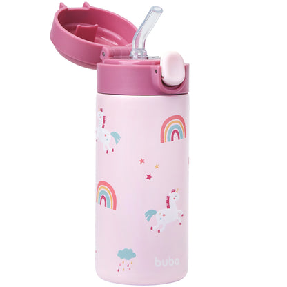 Copo Térmico Parede Dupla Com Alça Magic Unicórnio