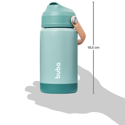 Copo Térmico Parede Dupla Com Canudo Forest