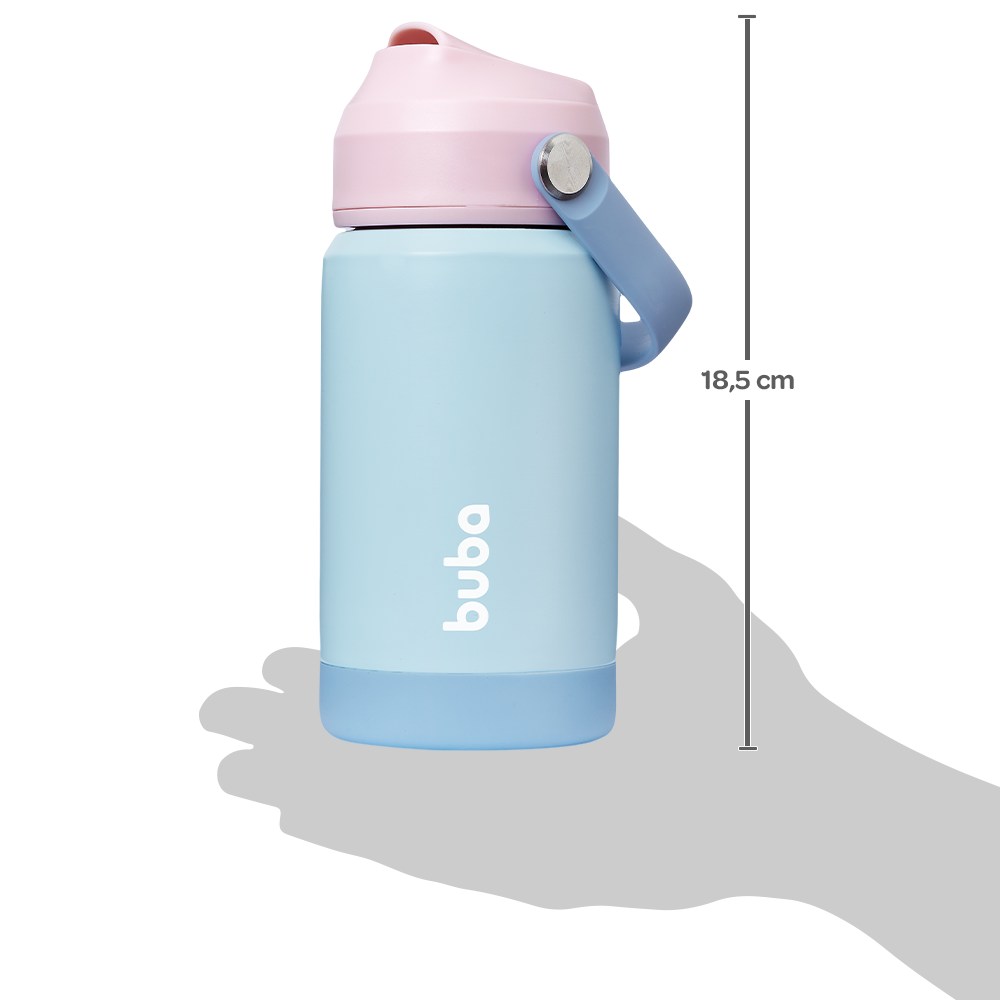 Copo Térmico Parede Dupla Com Canudo Candy