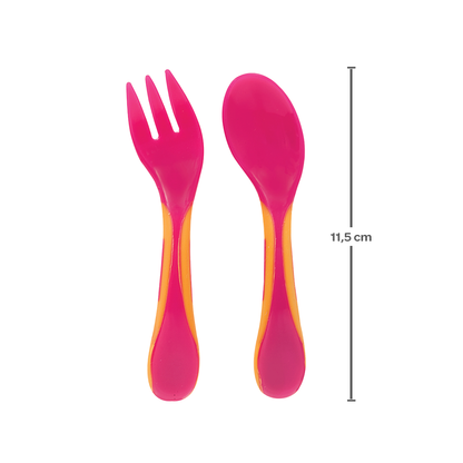 KIT TALHERES COM ESTOJO ROSA