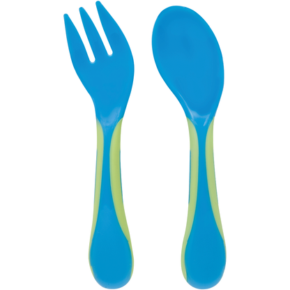 KIT TALHERES COM ESTOJO AZUL