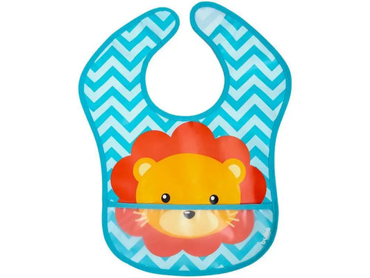 Babador Leão Impermeável com Bolso - Buba